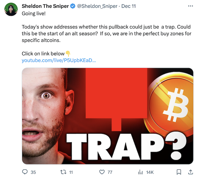 best crypto twitter accounts sheldon tweet